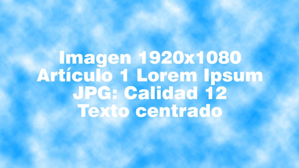 Artículo 1 calidad 12 Lorem Ipsum