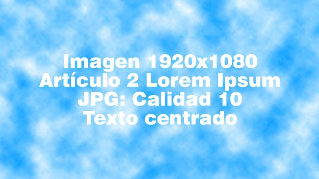 Artículo 2 calidad 10 Lorem Ipsum